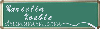 Mariella Koeble Visitenkarte